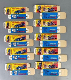 Group of 10 Matchbox Type I Boxes