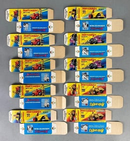 Group of 10 Matchbox Type I Boxes