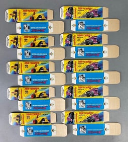 Group of 10 Matchbox Type I Boxes