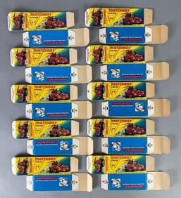 Group of 10 Matchbox No. 11 Flying Bug Type I Boxes