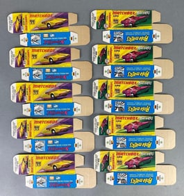 Group of 10 Matchbox Type I Boxes