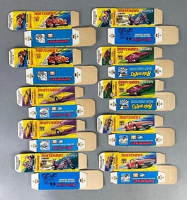 Group of 10 Matchbox Type I Boxes