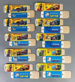 Group of 10 Matchbox Type I Boxes