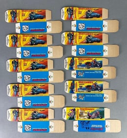 Group of 10 Matchbox Type I Boxes