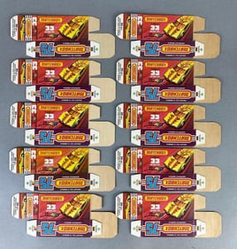 Group of 10 Matchbox No. 33 Datsun 126X Type J Boxes