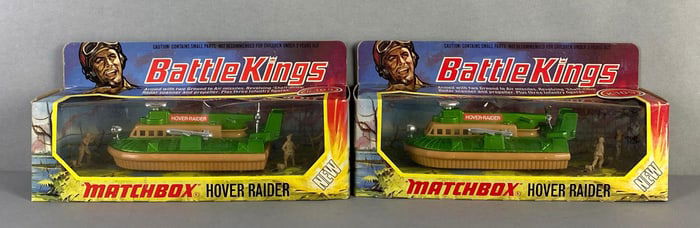 Group of 2 Matchbox BattleKings Die-Cast Hover Raider