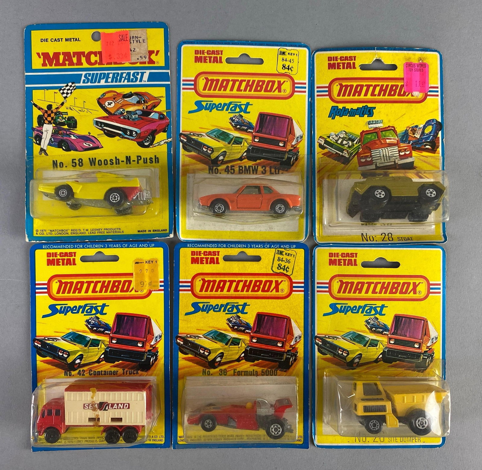 Group of 6 Matchbox Die-Cast Vehicles (1 of 2)