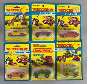 Group of 6 Matchbox Die-Cast Vehicles