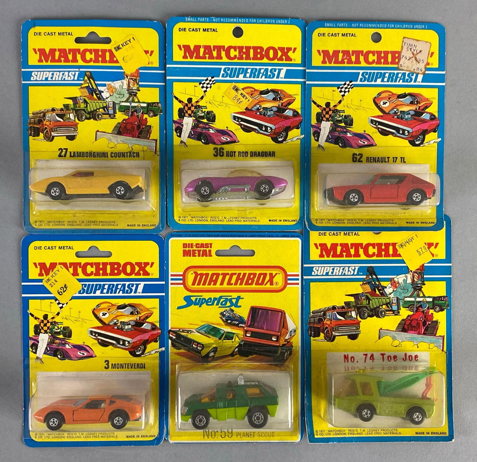 Group of 6 Matchbox Die-Cast Vehicles (1 of 2)