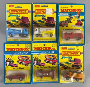 Group of 6 Matchbox Die-Cast Vehicles