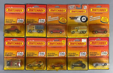 Group of 10 Matchbox Die-Cast Vehicles