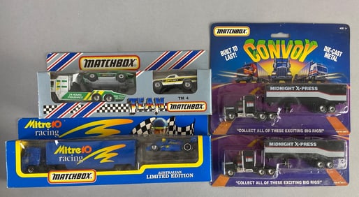 Group of 4 Matchbox Die-Cast Trucks