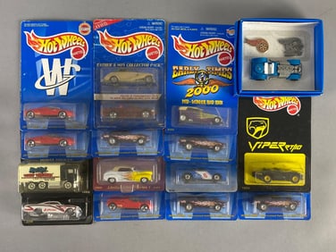 Group of Mattel Hot Wheels Die-Cast Vehicles