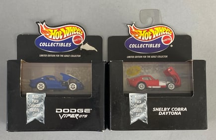 Group of 2 1998 Mattel Hot Wheels Collectibles Sports Cars