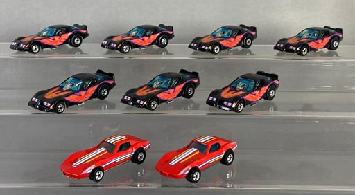 Group of 1970s Mattel Hot Wheels Sports Cars