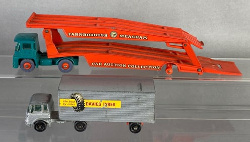 Group of 2 Matchbox Die-Cast Trucks