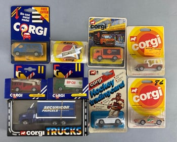Group of Corgi Die-Cast Vehicles