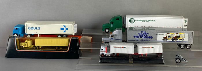 Group of Die-Cast Trucks