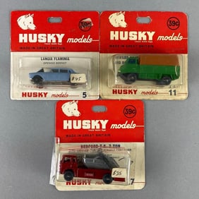Group of 3 Husky Models Die-Cast Vehicles