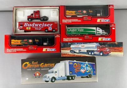 Group of 6 Semi Trucks