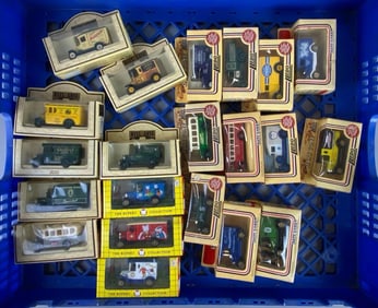 Group of Lledo Die-Cast Vehicles and More