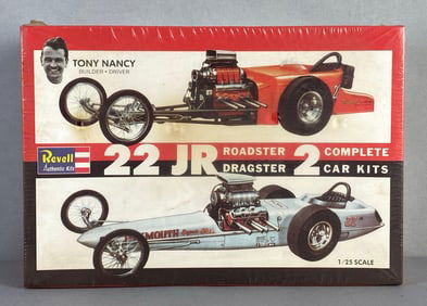 Revell Tony Nancy 22 JR Roadster Dragster 2 Car Plastic Model Kit