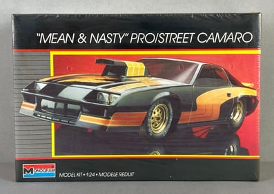 Monogram Mean and Nasty Pro Street Camaro Plastic Model Kit