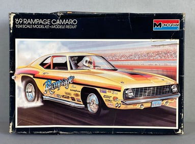 Monogram 1969 Rampage Camaro Plastic Model Kit