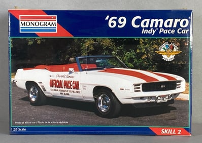 Monogram 1969 Camaro Indy Pace Car Plastic Model Kit