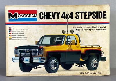 Monogram Chevy 4x4 Stepside Plastic Model Kit
