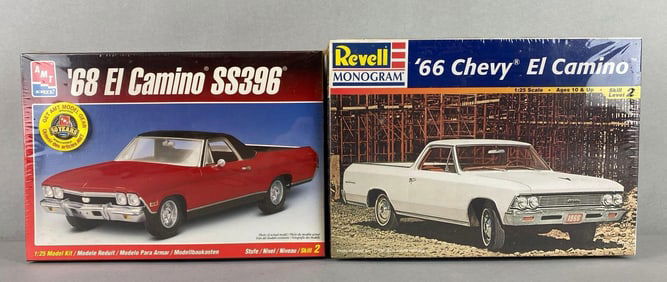 Group of 2 Chevy El Camino Model Car Kits