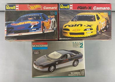 Group of 3 Camaro Model Car Kits