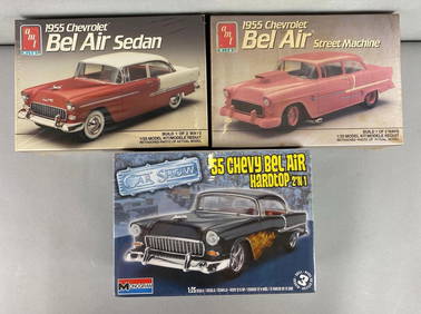Group of 3 Chevrolet Bel Air Model Car Kits (1 of 3)