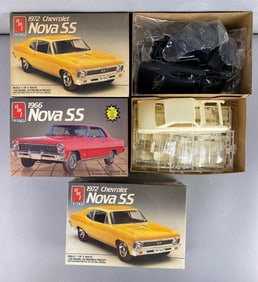 Group of 3 Cheverolet Nova SS Model Car Kits