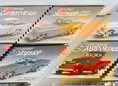 Group of 4 AMT ERTL Model Truck Kits