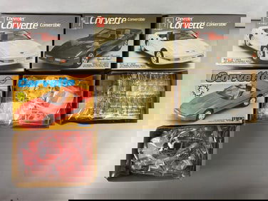 Group of 4 Model Chevrolet Corvette Kits