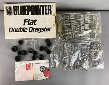 AMT ERTL Fiat Double Dragster Model Car Kit