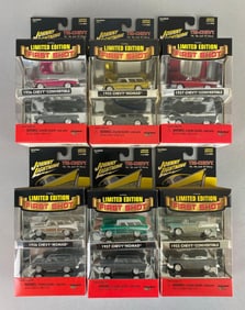Group of 6 Playing Mantis Johnny Lightning Tri-Chevy Gift Packs