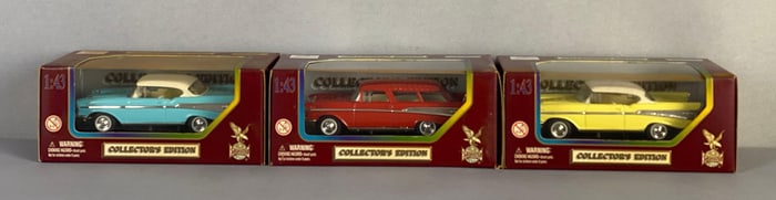 Group of 3 Road Legends Collectors Edition Die-Cast Cara
