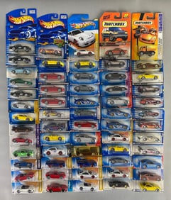 Group of 60+ Mattel Hot Wheels Die-Cast Porsches