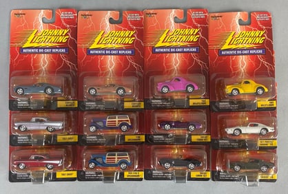Group of Playing Mantis Johnny Lightning Cars