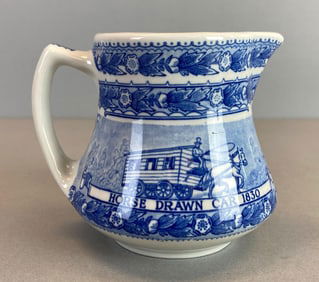Antique Shenango China B and O Railroad Porcelain Creamer