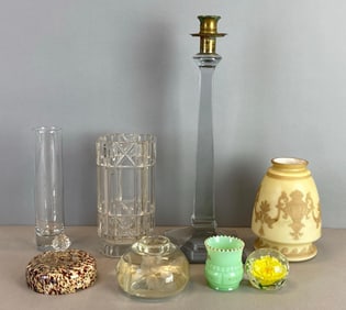 Group of Assorted Glass Items
