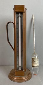 1936 George Ruehfel Co. Copper Hydrometer Kit