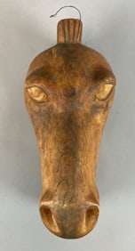 Primitive Wood Horse Mask