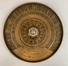 Vintage Brass Sundial