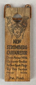 Antique Stromberg Carburetor Advertising Spark Plug Tester