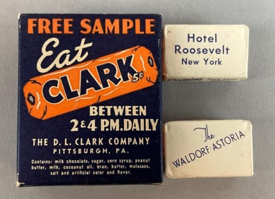 Group of Vintage Advertising Trial Size Sugar and Candy