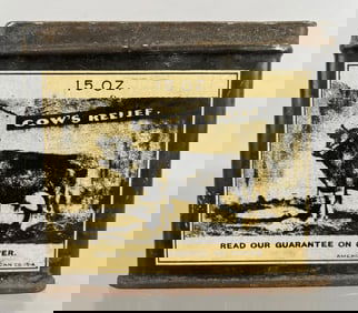 Vintage Our Husbands Mfg. Co. Udder Balm Advertising Tin