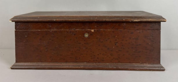 Antique Wood Presentation Box
